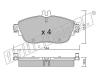 fri.tech. 981.0 (9810) Brake Pad Set, disc brake