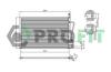PROFIT PR2535C1 Condenser, air conditioning
