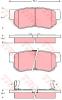 TRW GDB3387 Brake Pad Set, disc brake