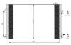 NRF 35545 Condenser, air conditioning