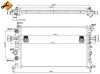 NRF 50562 Radiator, engine cooling