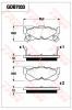 TRW GDB7033 Brake Pad Set, disc brake