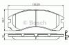BOSCH 0986495252 Brake Pad Set, disc brake