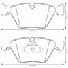 JURID 573151J Brake Pad Set, disc brake