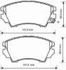 JURID 573270J Brake Pad Set, disc brake