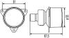 HELLA 2PF008221-011 (2PF008221011) Outline Lamp