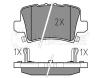 MEYLE 0252408615/W (0252408615W) Brake Pad Set, disc brake
