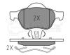 MEYLE 0252453518 Brake Pad Set, disc brake