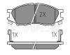 MEYLE 0252464815/W (0252464815W) Brake Pad Set, disc brake