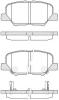 REMSA 1536.02 (153602) Brake Pad Set, disc brake