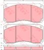 TRW GDB5008 Brake Pad Set, disc brake