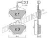 TRUSTING 362.1 (3621) Brake Pad Set, disc brake