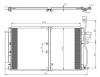NRF 35797 Condenser, air conditioning