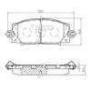 NIPPARTS N3602148 Brake Pad Set, disc brake