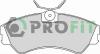 PROFIT 50000785 Brake Pad Set, disc brake