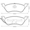 JURID 572505J Brake Pad Set, disc brake