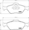 HELLA 8DB355008-901 (8DB355008901) Brake Pad Set, disc brake