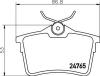 HELLA 8DB355014-081 (8DB355014081) Brake Pad Set, disc brake