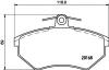 HELLA 8DB355017-901 (8DB355017901) Brake Pad Set, disc brake