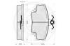 OPTIMAL 10342 Brake Pad Set, disc brake