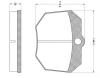 REMSA 1014 Brake Pad Set, disc brake