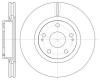 REMSA DCA6105010 Brake Disc