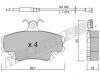 TRUSTING 122.0W (1220W) Brake Pad Set, disc brake