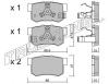 TRUSTING 176.1 (1761) Brake Pad Set, disc brake