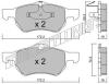 TRUSTING 539.0 (5390) Brake Pad Set, disc brake