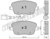 TRUSTING 563.1 (5631) Brake Pad Set, disc brake