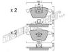 TRUSTING 565.3 (5653) Brake Pad Set, disc brake