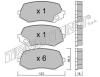 TRUSTING 891.0 (8910) Brake Pad Set, disc brake