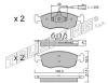 TRUSTING 283.4 (2834) Brake Pad Set, disc brake