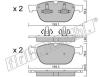 fri.tech. 851.0 (8510) Brake Pad Set, disc brake