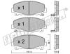 fri.tech. 884.0 (8840) Brake Pad Set, disc brake