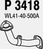 FENNO P3418 Exhaust Pipe