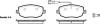 REMSA 1099.01 (109901) Brake Pad Set, disc brake