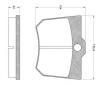 REMSA 1015 Brake Pad Set, disc brake