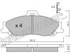 TRUSTING 495.0 (4950) Brake Pad Set, disc brake