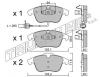 TRUSTING 691.2 (6912) Brake Pad Set, disc brake