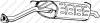BOSAL 115-317 (115317) End Silencer