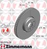 ZIMMERMANN 150.2914.20 (150291420) Brake Disc
