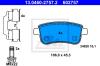 ATE 13.0460-2757.2 (13046027572) Brake Pad Set, disc brake