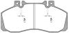 REMSA 24500 Brake Pad Set, disc brake