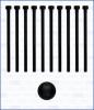 AJUSA 81007500 Bolt Kit, cylinder head