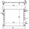NRF 53195 Radiator, engine cooling