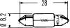 HELLA 8GM002094-241 (8GM002094241) Bulb; Bulb, indicator; Bulb, stop light; Bulb, position-/outline lamp