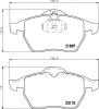 HELLA 8DB355007-771 (8DB355007771) Brake Pad Set, disc brake