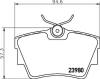 HELLA 8DB355010-761 (8DB355010761) Brake Pad Set, disc brake