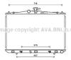 AVA QUALITY COOLING TO2675 Radiator, engine cooling
